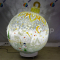 Надувной Ёлочный шарик-игрушка с невероятным эффектом снега и подсветкой