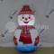 Снеговик Лайт — праздничная фигура для зимних площадок