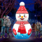 Снеговик Лайт — праздничная фигура для зимних площадок