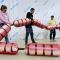 Канат-сосиска для эстафет спортивных состязаний и игр