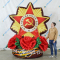 Надувная Звезда — декоративная фигура на опоре