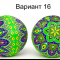 Зеленый узор (№16)