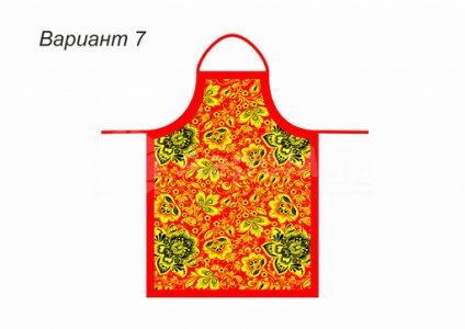 хохлома, красный (№7)
