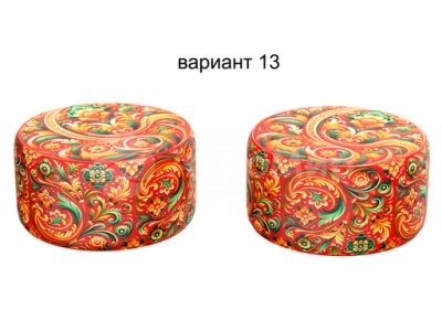 красный узор (№13)