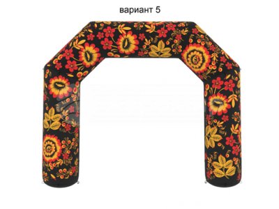 хохлома, черный (№5)