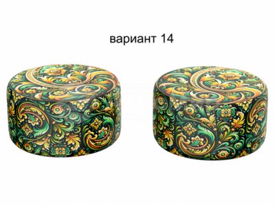зеленый узор (№14)