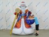 Надувная фигура Дед Мороз Эксклюзив — для улицы, с подсветкой