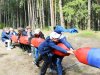 Канат-сосиска для эстафет спортивных состязаний и игр