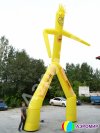 Фигура аэромена на двух ногах с логотипом