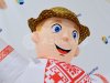Аэромен машет рукой сложной стилизованной формы для любых отраслей бизнеса