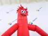 Аэромен на двух ногах — простой, без логотипов, цветная оболочка из ткани