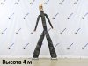 Фигура аэромена на двух ногах с логотипом