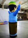 Аэромен машет рукой сложной стилизованной формы для любых отраслей бизнеса