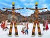 Аэромен Хохлома — яркий орнамент, на одной или двух ногах