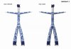 Аэромен Хохлома — яркий орнамент, на одной или двух ногах