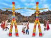 Аэромен Хохлома — яркий орнамент, на одной или двух ногах