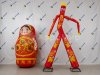 Аэромен надувная рекламная фигура Хохлома