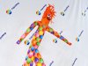 Двуногий аэромен рекламный для торговых центров