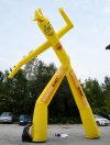 Надувной трубчатый человек рекламная фигура надувная