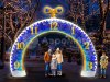 Новогодние часы — большая праздничная арка