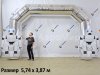 Надувная арка трапеция с декоративным элементом