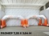 Герметичная арка на опорах — автономная работа без постоянной подкачки