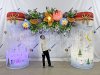 Хрустальная — новогодняя надувная арка 