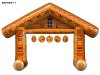 Командная игра «Сбей блины» — на ловкость и силу для детей и взрослых