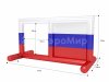 Прямоугольные ворота с окнами Каскад 2.0