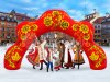Надувная арка Хохлома — авторский дизайн и оформление на выбор