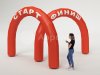 Полноцветная надувная арка серии лайт круглой формы