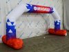 Надувная арка с опорами и полноцветной печатью серии Лайт