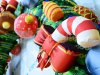 Комплект новогодних надувных фигур Арки и Трона