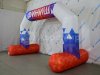 Полноцветная арка трапеция с опорами — премиум исполнение