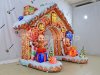 Пряничный домик — надувная новогодняя арка-фотозона