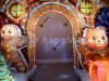 Пряничный домик — надувная новогодняя арка-фотозона