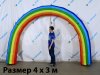 Полноцветная надувная арка серии лайт круглой формы