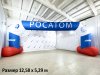 Надувная арка с опорами — трапеция