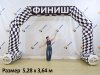 Герметичная арка на опорах брендированная