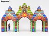 Надувная арка Терем расписной
