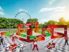 Надувная гоночная трасса для детей