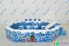 Мягкий сухой бассейн Снежная крепость с шариками