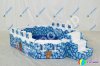 Мягкий сухой бассейн Снежная крепость с шариками