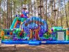 Большая фантазия — надувной батут площадью 110 м²