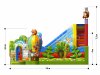 Надувной батут «На опушке» с горкой и батутной ареной на 86 м²