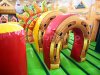 Большой надувной батутный комплекс Змей Горыныч