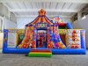 Надувной батут Цирк с горками и батутной ареной на 56 м²