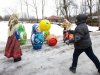 Большие надувные кегли в форме матрёшки