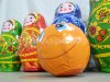 Большие надувные кегли в форме матрёшки