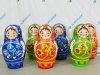 Большие надувные кегли в форме матрёшки